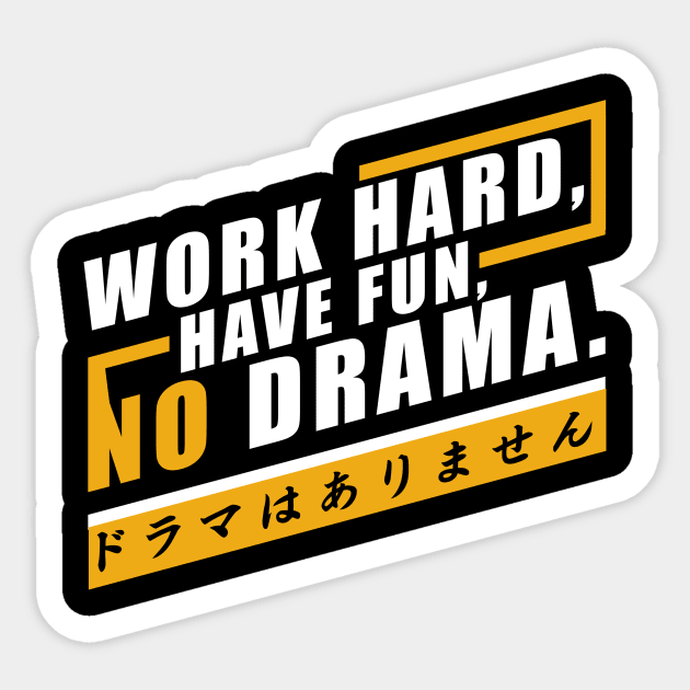 NoDrama Sticker by siddick49